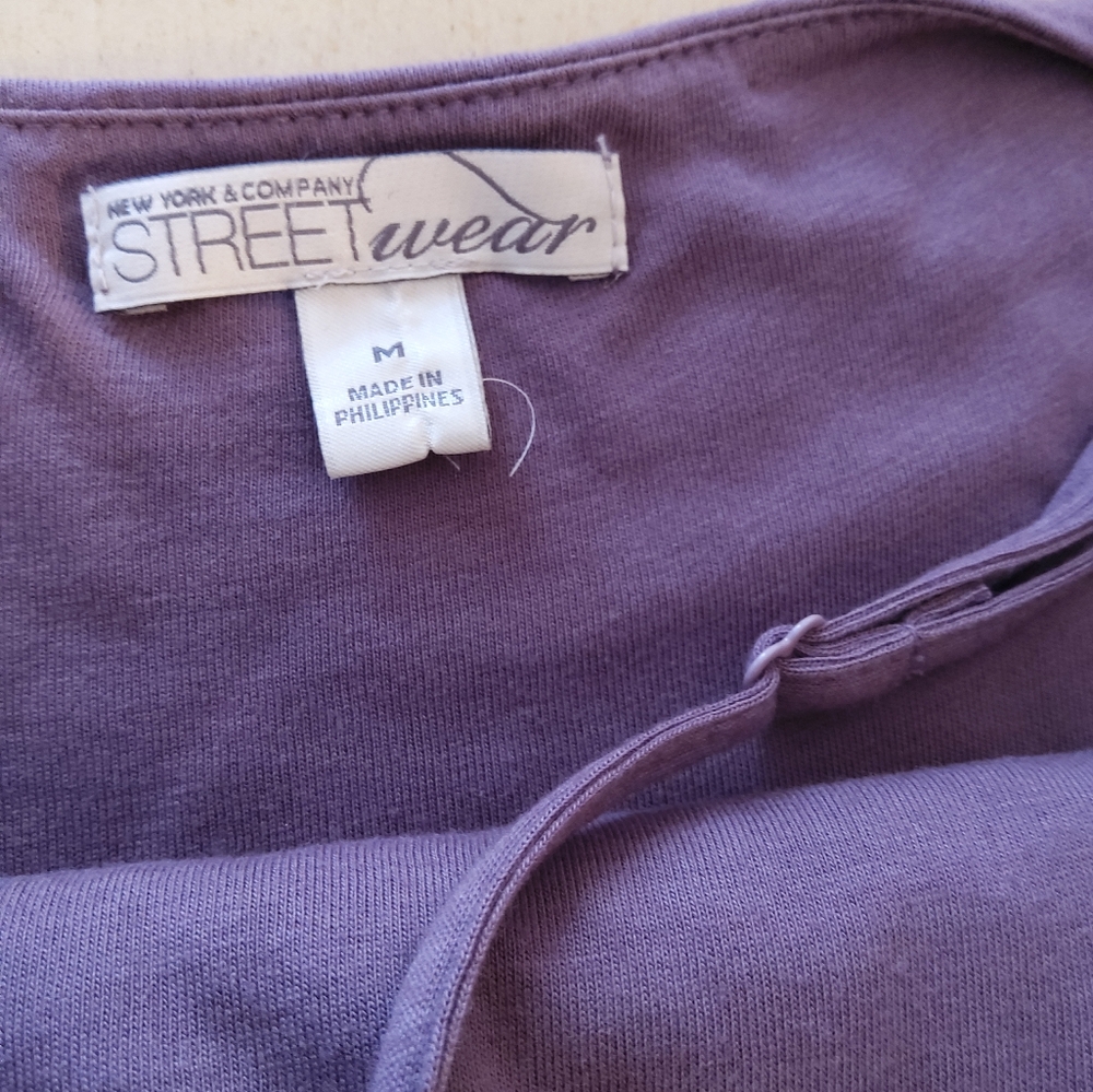 NEW YORK &CO Dress & Draped Cardigan Set M - Picture 3 of 12